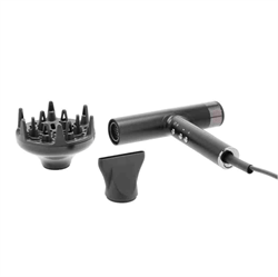 Nordic Sense letvægts Hårtørrer 2000 watt Sort